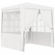 Professional Party Tent with Side Walls 2x2 m White 90 g/m² Professional Party Tent with Side Walls 2x2 m White 90 g/m²