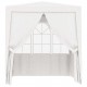 Professional Party Tent with Side Walls 2x2 m White 90 g/m² Professional Party Tent with Side Walls 2x2 m White 90 g/m²