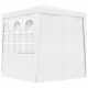 Professional Party Tent with Side Walls 2x2 m White 90 g/m² Professional Party Tent with Side Walls 2x2 m White 90 g/m²