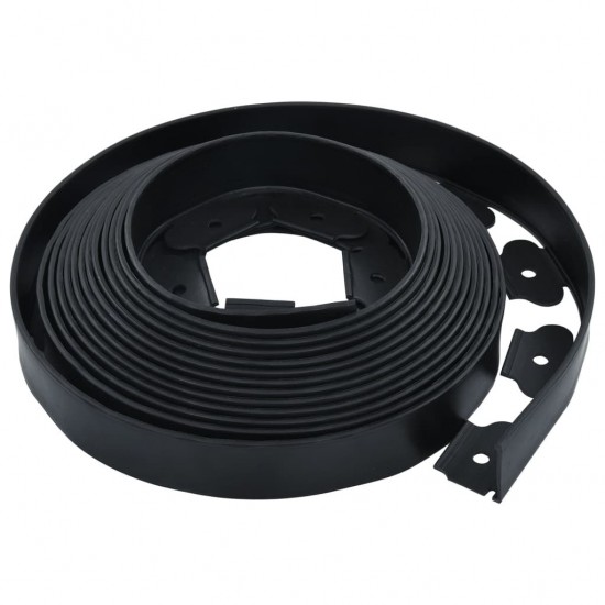 Flexible Lawn Edging with 30 Pegs 10 m 5 cm Flexible Lawn Edging with 30 Pegs 10 m 5 cm