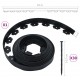 Flexible Lawn Edging with 30 Pegs 10 m 5 cm Flexible Lawn Edging with 30 Pegs 10 m 5 cm