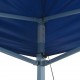 Professional Folding Party Tent 3x4 m Steel Blue Professional Folding Party Tent 3x4 m Steel Blue