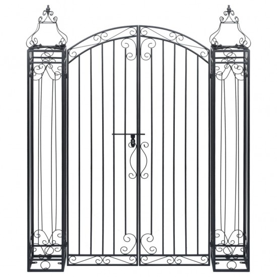 Ornamental Garden Gate Wrought Iron 122x20.5x160 cm Ornamental Garden Gate Wrought Iron 122x20.5x160 cm
