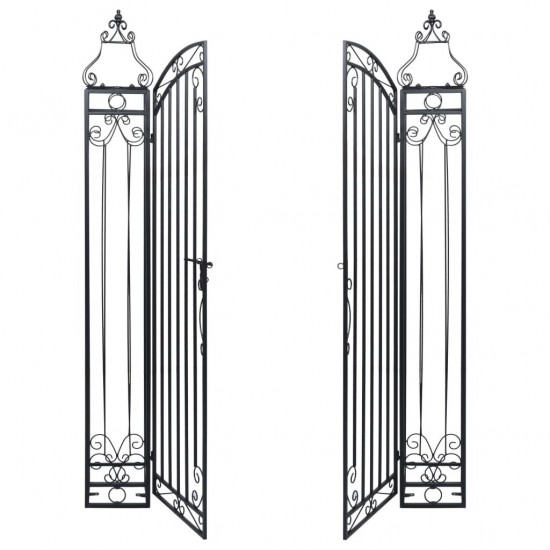 Ornamental Garden Gate Wrought Iron 122x20.5x160 cm Ornamental Garden Gate Wrought Iron 122x20.5x160 cm