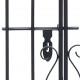 Ornamental Garden Gate Wrought Iron 122x20.5x160 cm Ornamental Garden Gate Wrought Iron 122x20.5x160 cm