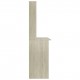 Desk with Shelves Sonoma Oak 110x45x157 cm Chipboard Desk with Shelves Sonoma Oak 110x45x157 cm Chipboard
