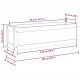 Garden Planters 2 pcs Black 100x31x31 cm Solid Pinewood Garden Planters 2 pcs Black 100x31x31 cm Solid Pinewood