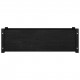 Garden Planters 2 pcs Black 100x31x31 cm Solid Pinewood Garden Planters 2 pcs Black 100x31x31 cm Solid Pinewood