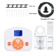 Automatic Drip Irrigation Emitter System Controller Batter-powered/USB-powered Programmable Watering Water Timer for Gardening Pot Plants Flowers with 10-meters 4/7 Automatic Drip Irrigation Emitter System Controller Batter-powered/USB-powered Programmable Watering Water Timer for Gardening Pot Plants Flowers with 10-meters 4/7
