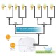 Automatic Drip Irrigation Emitter System Controller Batter-powered/USB-powered Programmable Watering Water Timer for Gardening Pot Plants Flowers with 10-meters 4/7 Automatic Drip Irrigation Emitter System Controller Batter-powered/USB-powered Programmable Watering Water Timer for Gardening Pot Plants Flowers with 10-meters 4/7