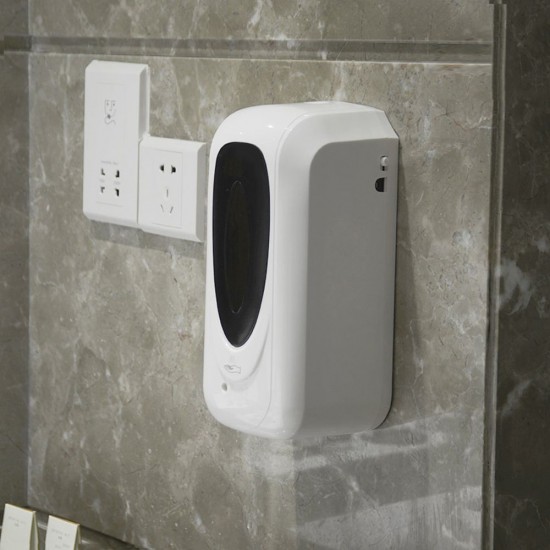 Fengjie Bathroom Touchless Cleaning Liquid Dispenser Machine Wall-mounted Fine Mist Spray Hand Hygiene Automatic Sensor Hand Cleaner F1303 Induction Sprayer Machine 1000ML (Batteries not included) Fengjie Bathroom Touchless Cleaning Liquid Dispenser Machine Wall-mounted Fine Mist Spray Hand Hygiene Automatic Sensor Hand Cleaner F1303 Induction Sprayer Machine 1000ML (Batteries not included)