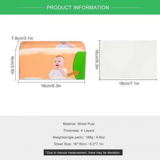 8 Packs 4 Layers Wood Pulp Facial Tissue Toilet Paper Tissue Paper Napkins Household Tissues for Home Office Bathroom 480 Sheet Per Pack 16*18cm 8 Packs 4 Layers Wood Pulp Facial Tissue Toilet Paper Tissue Paper Napkins Household Tissues for Home Office Bathroom 480 Sheet Per Pack 16*18cm