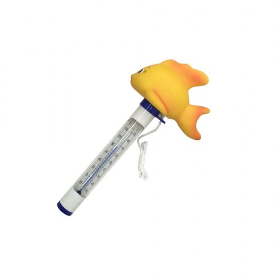 Practical Durable Cute Baby Cartoon Goldfish Indoor Outdoor Floating Thermometer With String For Swimming Pool Practical Durable Cute Baby Cartoon Goldfish Indoor Outdoor Floating Thermometer With String For Swimming Pool