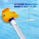 Practical Durable Cute Baby Cartoon Goldfish Indoor Outdoor Floating Thermometer With String For Swimming Pool Practical Durable Cute Baby Cartoon Goldfish Indoor Outdoor Floating Thermometer With String For Swimming Pool