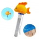 Practical Durable Cute Baby Cartoon Goldfish Indoor Outdoor Floating Thermometer With String For Swimming Pool Practical Durable Cute Baby Cartoon Goldfish Indoor Outdoor Floating Thermometer With String For Swimming Pool