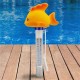Practical Durable Cute Baby Cartoon Goldfish Indoor Outdoor Floating Thermometer With String For Swimming Pool Practical Durable Cute Baby Cartoon Goldfish Indoor Outdoor Floating Thermometer With String For Swimming Pool