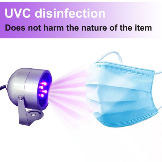 UV Purple Light Sterilization Disinfection Lamp Waterproof UVC UVA Double Waveband Household Sterilamp Sterilization Light UV Purple Light Sterilization Disinfection Lamp Waterproof UVC UVA Double Waveband Household Sterilamp Sterilization Light