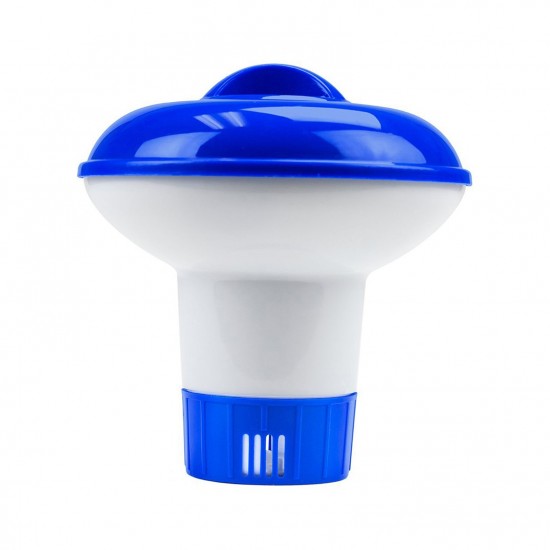Floating Tablet Spa Chemical Dispenser Floating Pool Chlorine Dispenser Chemical Holder for 1.5 inches Chlorine Tablets Adjustable Flow Vents for Increased Control Floating Tablet Spa Chemical Dispenser Floating Pool Chlorine Dispenser Chemical Holder for 1.5 inches Chlorine Tablets Adjustable Flow Vents for Increased Control