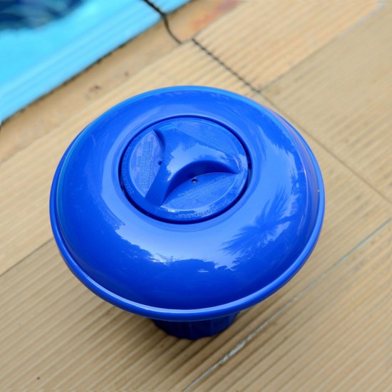 Floating Tablet Spa Chemical Dispenser Floating Pool Chlorine Dispenser Chemical Holder for 1.5 inches Chlorine Tablets Adjustable Flow Vents for Increased Control Floating Tablet Spa Chemical Dispenser Floating Pool Chlorine Dispenser Chemical Holder for 1.5 inches Chlorine Tablets Adjustable Flow Vents for Increased Control