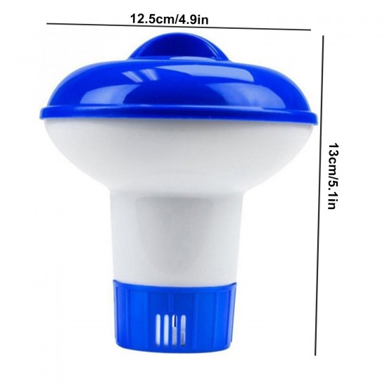 Floating Tablet Spa Chemical Dispenser Floating Pool Chlorine Dispenser Chemical Holder for 1.5 inches Chlorine Tablets Adjustable Flow Vents for Increased Control Floating Tablet Spa Chemical Dispenser Floating Pool Chlorine Dispenser Chemical Holder for 1.5 inches Chlorine Tablets Adjustable Flow Vents for Increased Control
