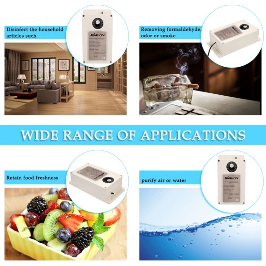 Multifunctional Home Water Air Purifier 2000mg/h Portable Ozone Machine Multifunctional Home Water Air Purifier 2000mg/h Portable Ozone Machine