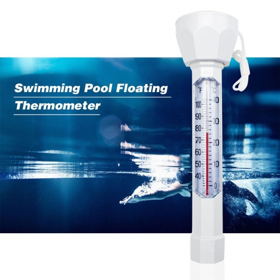 Swimming Pool Floating Thermometer Easily Readable Thermograph Water Temperature Testing Tool with String for Spa Pool Pond Hot Tub Swimming Pool Floating Thermometer Easily Readable Thermograph Water Temperature Testing Tool with String for Spa Pool Pond Hot Tub