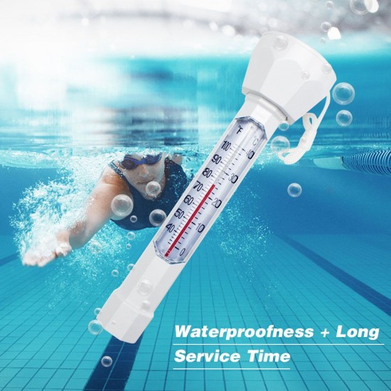 Swimming Pool Floating Thermometer Easily Readable Thermograph Water Temperature Testing Tool with String for Spa Pool Pond Hot Tub Swimming Pool Floating Thermometer Easily Readable Thermograph Water Temperature Testing Tool with String for Spa Pool Pond Hot Tub