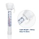 Swimming Pool Floating Thermometer Easily Readable Thermograph Water Temperature Testing Tool with String for Spa Pool Pond Hot Tub Swimming Pool Floating Thermometer Easily Readable Thermograph Water Temperature Testing Tool with String for Spa Pool Pond Hot Tub