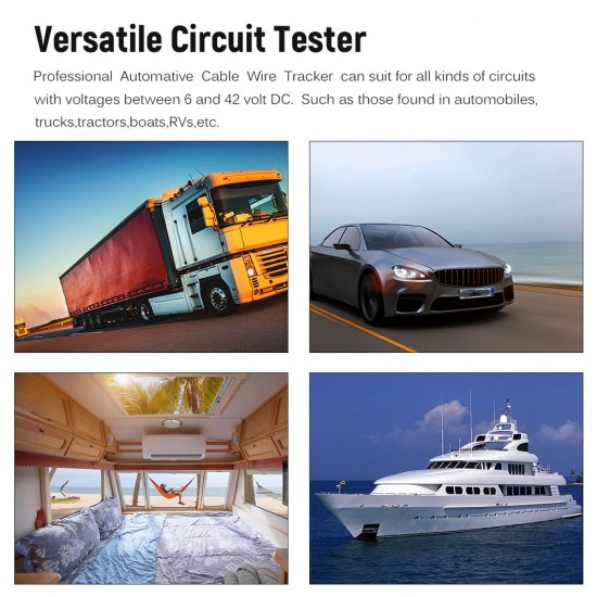 Automotive Electric Circuit Tester Open Short Circuit Finder Car Wire Tracker Auto Circuit Diagnostics Test Tool Automotive Electric Circuit Tester Open Short Circuit Finder Car Wire Tracker Auto Circuit Diagnostics Test Tool