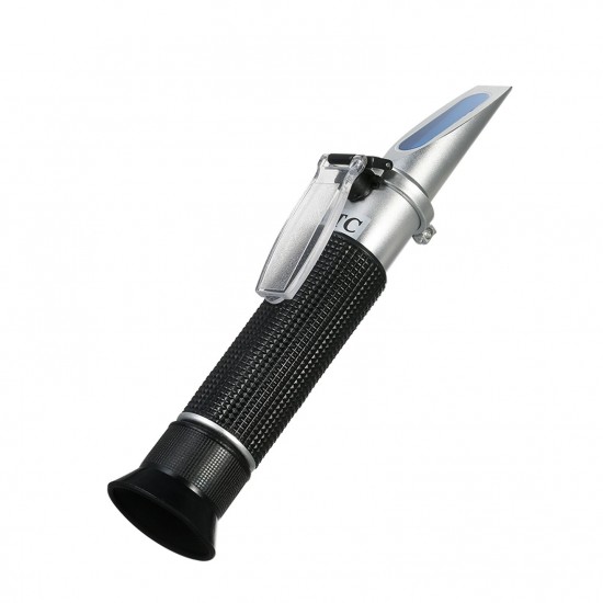 Portable Handheld ATC Alcohol Refractometer Liquor Volume Percent Tester with 0-80% Measuring Range Portable Handheld ATC Alcohol Refractometer Liquor Volume Percent Tester with 0-80% Measuring Range