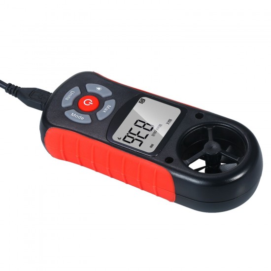 8 in 1 Handheld Digital Anemometer Wind Speed/Wind Chill/Temperature/Humidity/Heat Index/Dew Point/Barometric Pressure/Altitude Meter Digital Meteorograph with LCD Backlight 8 in 1 Handheld Digital Anemometer Wind Speed/Wind Chill/Temperature/Humidity/Heat Index/Dew Point/Barometric Pressure/Altitude Meter Digital Meteorograph with LCD Backlight