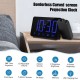 Projection Alarm Clock 180°Projector with FM Radio Snooze Function 4 Dimmer Dual Alarm USB Charging Digital Clock 12H/24H for Bedrooms Projection Alarm Clock 180°Projector with FM Radio Snooze Function 4 Dimmer Dual Alarm USB Charging Digital Clock 12H/24H for Bedrooms