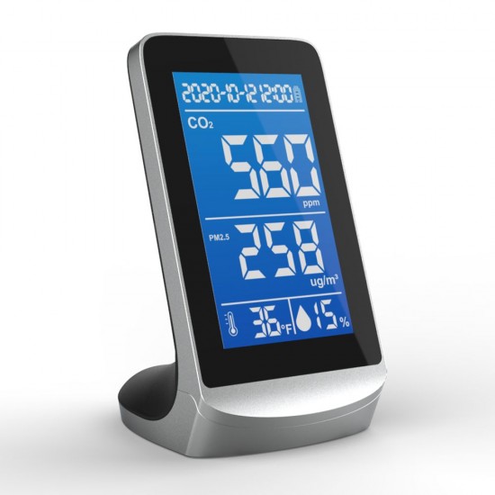 DM72D Portable Air Quality Analyzer Digital Display Screen CO2 PM2.5 Temperature Humidity Detector Monitor Multifunctional Infrared NDIR Detector Desktop Home Household Indoor Outdoor High Accurancy Efficient Detection Tools DM72D Portable Air Quality Analyzer Digital Display Screen CO2 PM2.5 Temperature Humidity Detector Monitor Multifunctional Infrared NDIR Detector Desktop Home Household Indoor Outdoor High Accurancy Efficient Detection Tools
