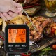 Digital Food Thermometer and Timer Wireless Meat Temperature Probe Thermomter Oven Thermometer for Grill Smoker Barbecue Kitchen Cooking with Dual Probes Digital Food Thermometer and Timer Wireless Meat Temperature Probe Thermomter Oven Thermometer for Grill Smoker Barbecue Kitchen Cooking with Dual Probes