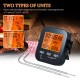 Digital Food Thermometer and Timer Wireless Meat Temperature Probe Thermomter Oven Thermometer for Grill Smoker Barbecue Kitchen Cooking with Dual Probes Digital Food Thermometer and Timer Wireless Meat Temperature Probe Thermomter Oven Thermometer for Grill Smoker Barbecue Kitchen Cooking with Dual Probes