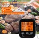 Digital Food Thermometer and Timer Wireless Meat Temperature Probe Thermomter Oven Thermometer for Grill Smoker Barbecue Kitchen Cooking with Dual Probes Digital Food Thermometer and Timer Wireless Meat Temperature Probe Thermomter Oven Thermometer for Grill Smoker Barbecue Kitchen Cooking with Dual Probes