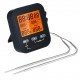 Digital Food Thermometer and Timer Wireless Meat Temperature Probe Thermomter Oven Thermometer for Grill Smoker Barbecue Kitchen Cooking with Dual Probes Digital Food Thermometer and Timer Wireless Meat Temperature Probe Thermomter Oven Thermometer for Grill Smoker Barbecue Kitchen Cooking with Dual Probes