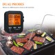 Digital Food Thermometer and Timer Wireless Meat Temperature Probe Thermomter Oven Thermometer for Grill Smoker Barbecue Kitchen Cooking with Dual Probes Digital Food Thermometer and Timer Wireless Meat Temperature Probe Thermomter Oven Thermometer for Grill Smoker Barbecue Kitchen Cooking with Dual Probes