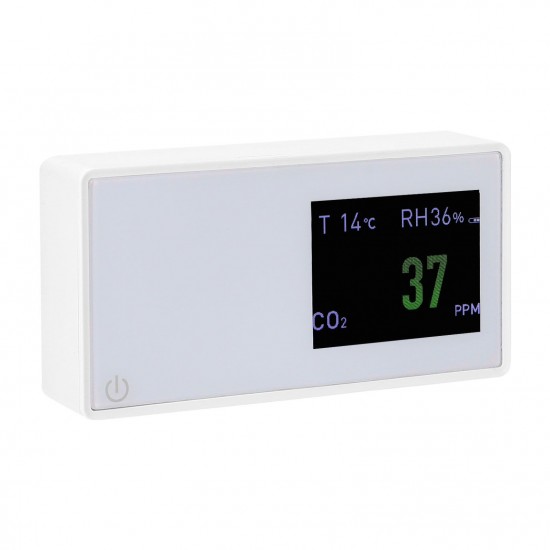 Household Air Quality Detector Multifunctional CO2 Tester with Carbon Dioxide Value Electricity Quantity Temperature Humidity Display Function Household Air Quality Detector Multifunctional CO2 Tester with Carbon Dioxide Value Electricity Quantity Temperature Humidity Display Function