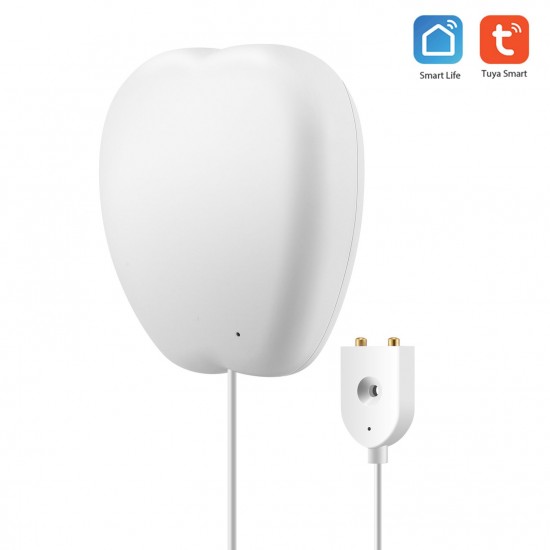 WiFi Water Leak Sensor Smart Flood Detector Tuya APP Free Remote Monitoring of Leaks 3.0 FT Detection Line Fish Tank Sink Tube Water Heater Sump Pump Alarm Indoor WiFi Water Leak Sensor Smart Flood Detector Tuya APP Free Remote Monitoring of Leaks 3.0 FT Detection Line Fish Tank Sink Tube Water Heater Sump Pump Alarm Indoor