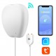 WiFi Water Leak Sensor Smart Flood Detector Tuya APP Free Remote Monitoring of Leaks 3.0 FT Detection Line Fish Tank Sink Tube Water Heater Sump Pump Alarm Indoor WiFi Water Leak Sensor Smart Flood Detector Tuya APP Free Remote Monitoring of Leaks 3.0 FT Detection Line Fish Tank Sink Tube Water Heater Sump Pump Alarm Indoor
