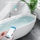 WiFi Water Leak Sensor Smart Flood Detector Tuya APP Free Remote Monitoring of Leaks 3.0 FT Detection Line Fish Tank Sink Tube Water Heater Sump Pump Alarm Indoor WiFi Water Leak Sensor Smart Flood Detector Tuya APP Free Remote Monitoring of Leaks 3.0 FT Detection Line Fish Tank Sink Tube Water Heater Sump Pump Alarm Indoor