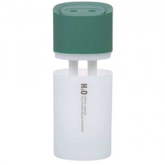 USB Humidifier 350ml Two Outlets Spray Humidifier with Colorful Night Light for Home Office Dormitory Car USB Humidifier 350ml Two Outlets Spray Humidifier with Colorful Night Light for Home Office Dormitory Car