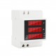 Multi-functional Digital Din Rail Current Voltage Power Ammeter Voltmeter Display Meter AC 80-300V / 100A Multi-functional Digital Din Rail Current Voltage Power Ammeter Voltmeter Display Meter AC 80-300V / 100A