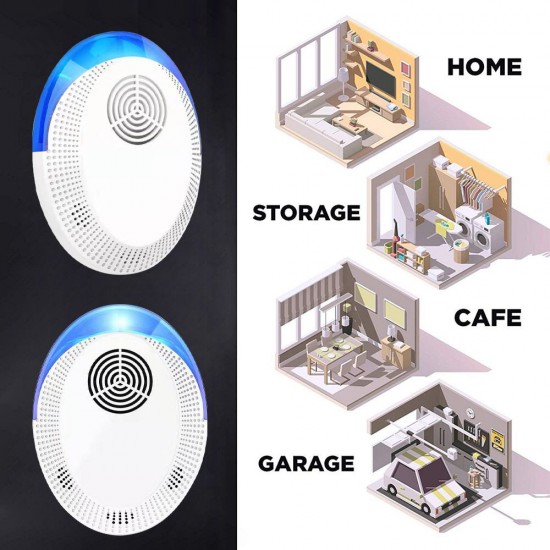 Electronic Pest Reject Mouse Cockroach Repeller Device Insect Rats Spiders Mosquito Killer Pest Control for Living Room Garage Office Hotel Humans and Pets Safe Electronic Pest Reject Mouse Cockroach Repeller Device Insect Rats Spiders Mosquito Killer Pest Control for Living Room Garage Office Hotel Humans and Pets Safe