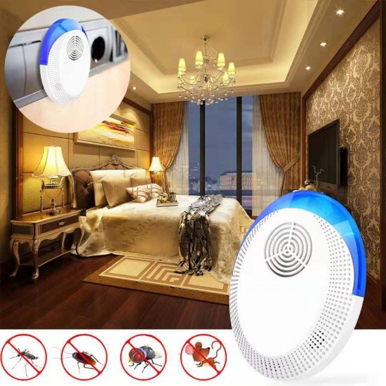 Electronic Pest Reject Mouse Cockroach Repeller Device Insect Rats Spiders Mosquito Killer Pest Control for Living Room Garage Office Hotel Humans and Pets Safe Electronic Pest Reject Mouse Cockroach Repeller Device Insect Rats Spiders Mosquito Killer Pest Control for Living Room Garage Office Hotel Humans and Pets Safe