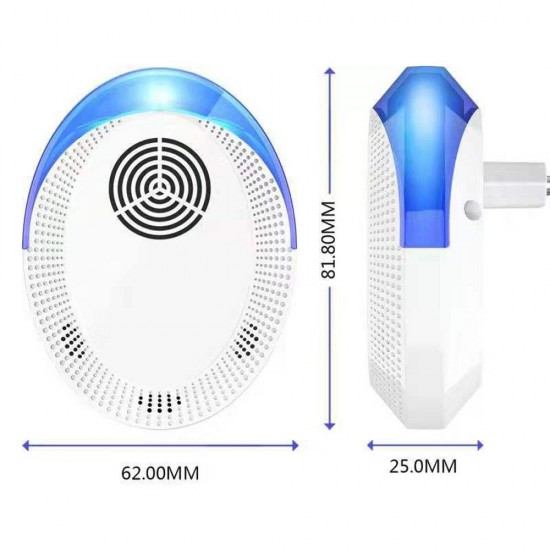 Electronic Pest Reject Mouse Cockroach Repeller Device Insect Rats Spiders Mosquito Killer Pest Control for Living Room Garage Office Hotel Humans and Pets Safe Electronic Pest Reject Mouse Cockroach Repeller Device Insect Rats Spiders Mosquito Killer Pest Control for Living Room Garage Office Hotel Humans and Pets Safe