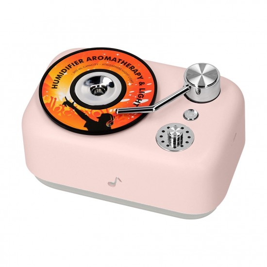 Mini USB Mist Humidifier with Night Light & Aroma Diffuser 300ml Retro Phonograph Appearance Small Humidifiers Warm Yellow/ Colorful Light Spray Humidifiers with Aromatherapy Quiet for Adults Kids Bedrooms Offices Baby Rooms Mini USB Mist Humidifier with Night Light & Aroma Diffuser 300ml Retro Phonograph Appearance Small Humidifiers Warm Yellow/ Colorful Light Spray Humidifiers with Aromatherapy Quiet for Adults Kids Bedrooms Offices Baby Rooms