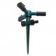 360 Degree Rotating Sprinkler with Three-arm Sprayer and Plastic Ground Plug Irrigation Sprinkler with Adjustable Nozzle Automatic Rotary Sprinkler Irrigation Tool for Watering Garden Lawn 360 Degree Rotating Sprinkler with Three-arm Sprayer and Plastic Ground Plug Irrigation Sprinkler with Adjustable Nozzle Automatic Rotary Sprinkler Irrigation Tool for Watering Garden Lawn