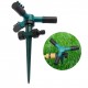 360 Degree Rotating Sprinkler with Three-arm Sprayer and Plastic Ground Plug Irrigation Sprinkler with Adjustable Nozzle Automatic Rotary Sprinkler Irrigation Tool for Watering Garden Lawn 360 Degree Rotating Sprinkler with Three-arm Sprayer and Plastic Ground Plug Irrigation Sprinkler with Adjustable Nozzle Automatic Rotary Sprinkler Irrigation Tool for Watering Garden Lawn